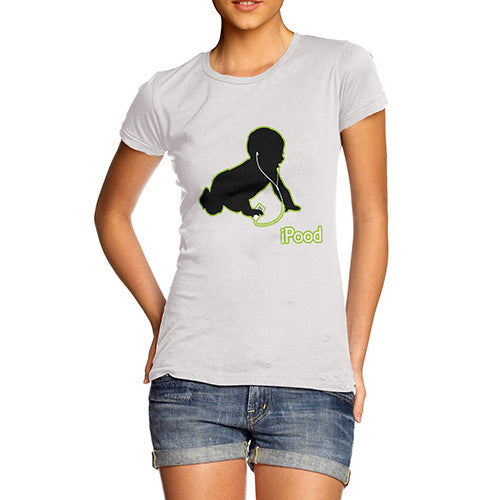 Women's Ipood Baby Funny T-Shirt