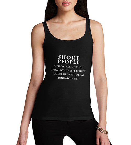 Women's Short People Funny Tank Top