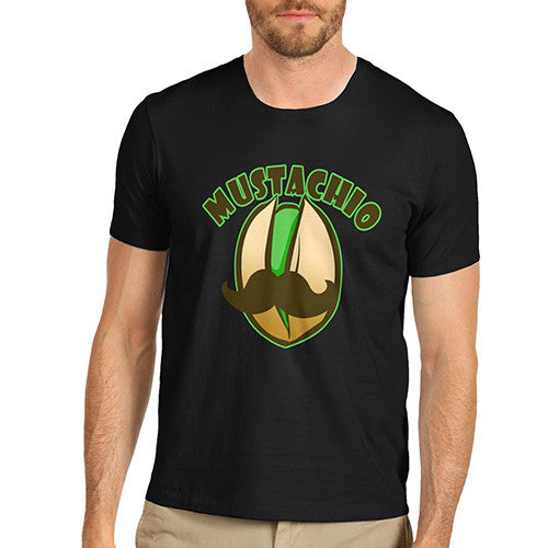 Men's Mustachio Funny Graphic T-Shirt