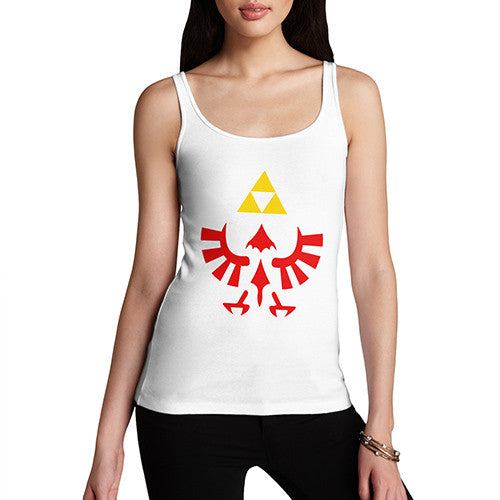 Women's Legend Of Zelda Hylian Symbol Graphic Tank Top