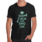 Men's Keep Calm And Sing On Graphic T-Shirt