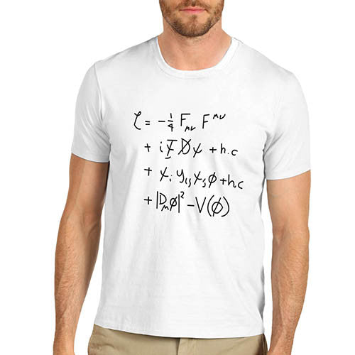 Men's Standard Model Math Equation T-Shirt