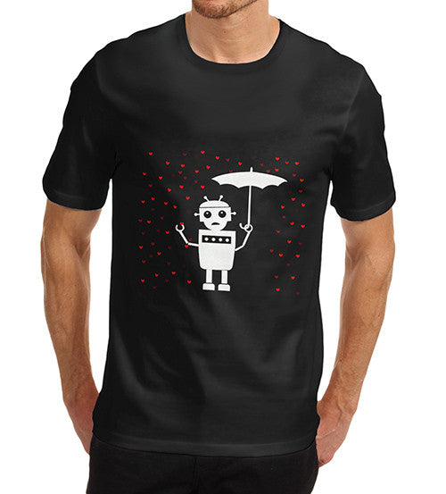 Men's Robot Love Romantic T-Shirt