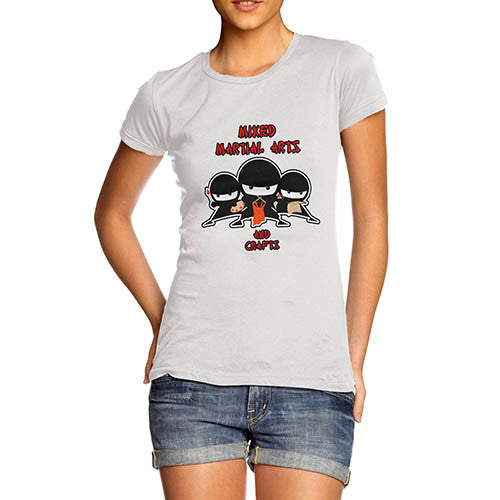 Women's Ninja Martial Arts And Crafts Funny T-Shirt