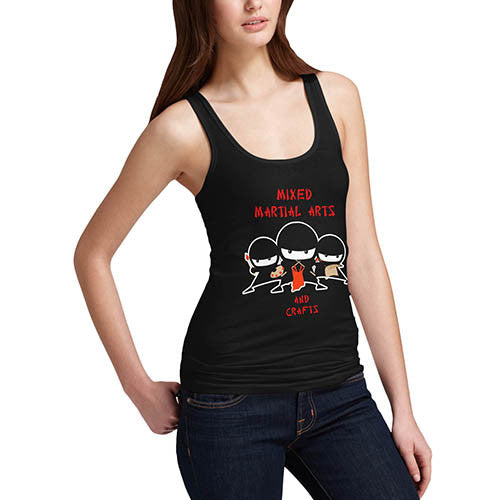 Women's Ninja Martial Arts And Crafts Funny Tank Top