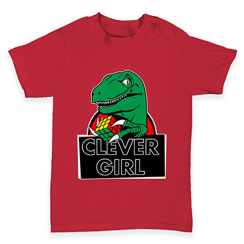 Clever Girl Dinosaur Baby Toddler T-Shirt