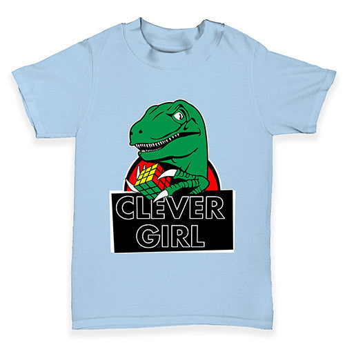 Clever Girl Dinosaur Baby Toddler T-Shirt