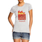 Women's Fire Wall Funny T-Shirt