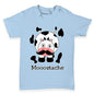 Mooostache Moustache Cow Baby Toddler T-Shirt