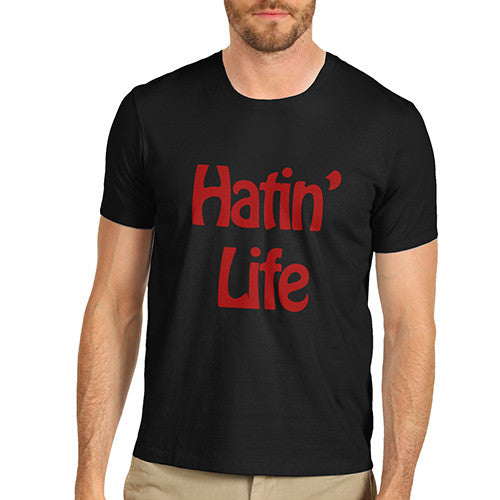 Men's Hating Life Graphic T-Shirt