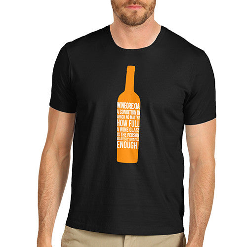 Men's Wineorexia Funny Wine Lovers T-Shirt
