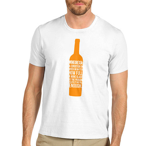 Men's Wineorexia Funny Wine Lovers T-Shirt