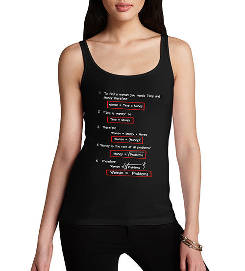 Women's Women Equal Problem Funny Tank Top