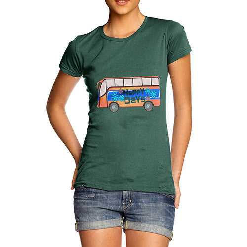 Women's Happy Days Camper Van T-Shirt