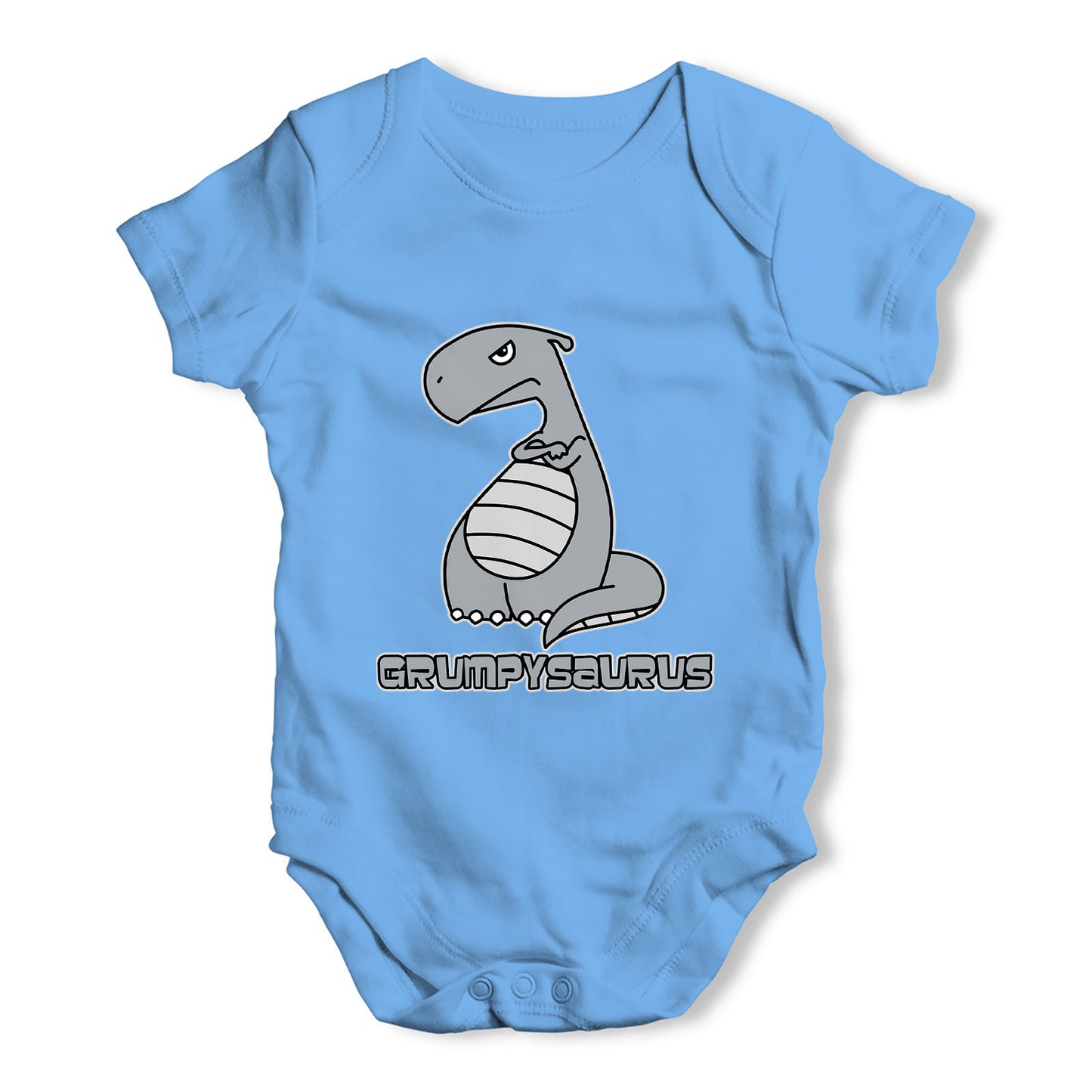 Grumpy Grumposaur Dinosaur Baby Grow Bodysuit