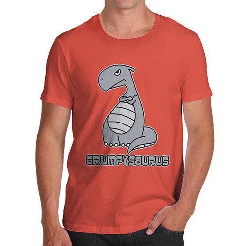 Men's Grumpy Grumposaur Dinosaur T-Shirt