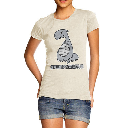 Women's Grumpy Grumposaur Dinosaur T-Shirt