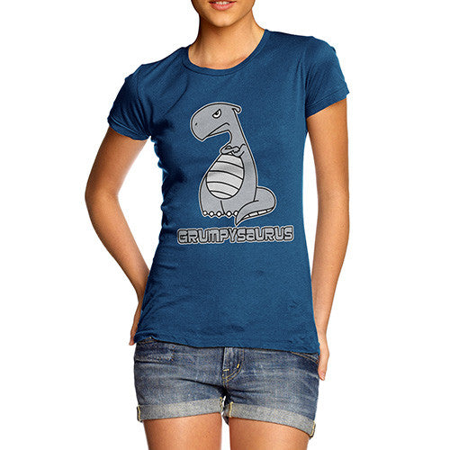 Women's Grumpy Grumposaur Dinosaur T-Shirt