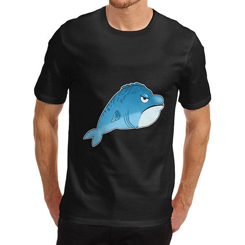 Men's Funny Grumpy Fish T-Shirt