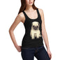 Women's Funny Grumpy Pug Tank Top