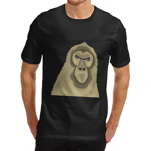 Men's Funny Grumpy Monkey T-Shirt