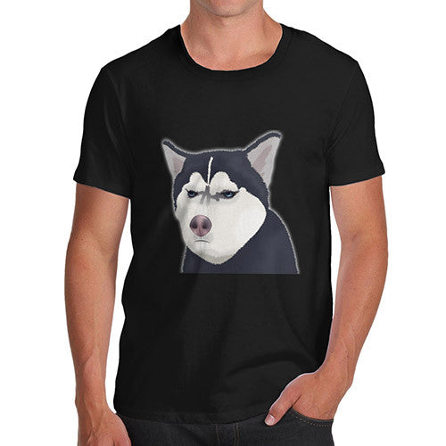 Men's Funny Grumpy Husky T-Shirt