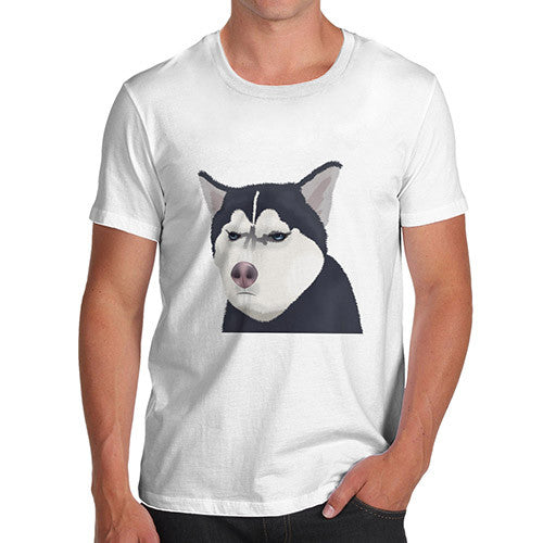 Men's Funny Grumpy Husky T-Shirt