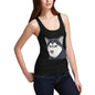 Women's Funny Grumpy Husky Tank Top