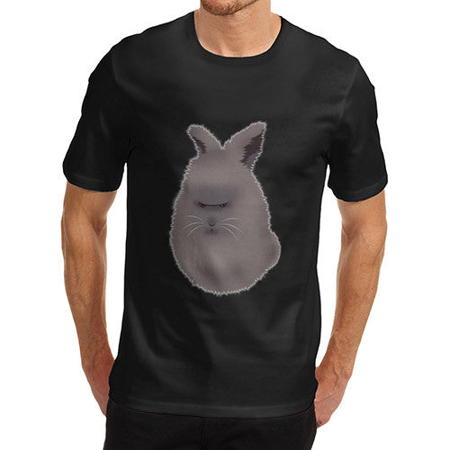 Men's Grumpy Bunny Funny Joke T-Shirt