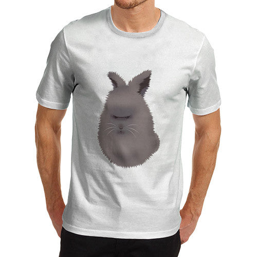 Men's Grumpy Bunny Funny Joke T-Shirt