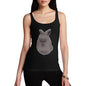 Women's Grumpy Bunny Funny Joke Tank Top