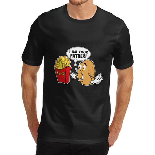 Men's Funny I Am Your Father Potato French Fries T-Shirt