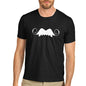 Mens Vampire Moustache T-Shirt