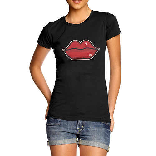 Womens Hot Lips T-Shirt