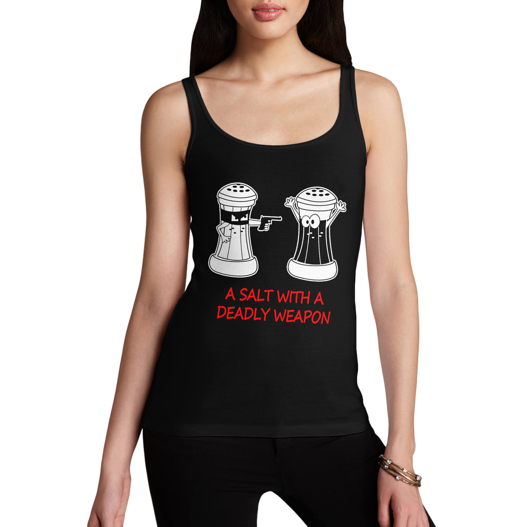 Womens A Salt With A Deadly Weapon Tank Top