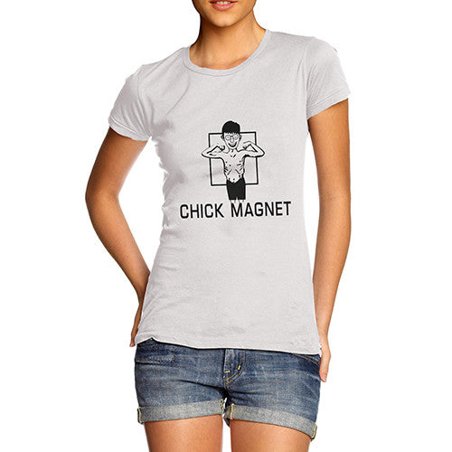 Womens Chick Magnet Funny T-Shirt