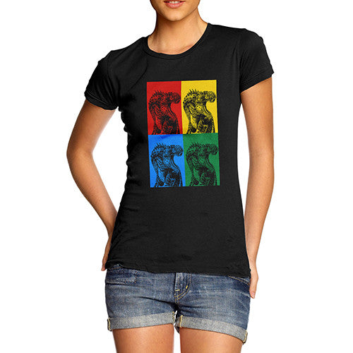 Womens T Rex Pop Art T-Shirt