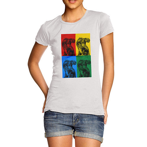 Womens T Rex Pop Art T-Shirt