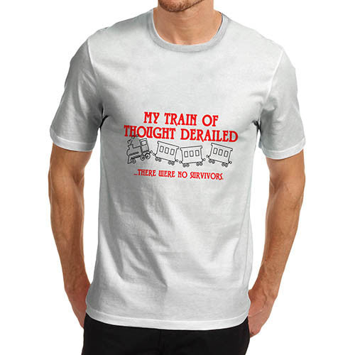 Mens Train Of Thought Derailed T-Shirt