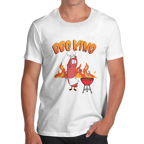 Men's Funny BBQ King Joke T-Shirt