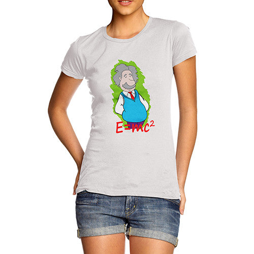 Women's Funny Einstein E=mc2 T-Shirt