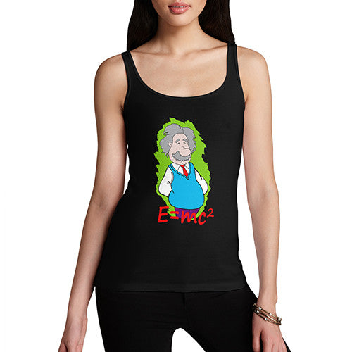 Women's Funny Einstein E=mc2 Funny Tank  Top