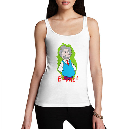 Women's Funny Einstein E=mc2 Funny Tank  Top