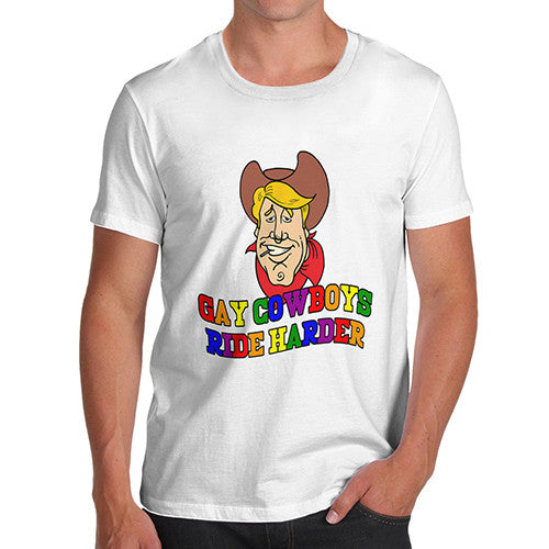 Men's Funny Gay Cowboys T-Shirt