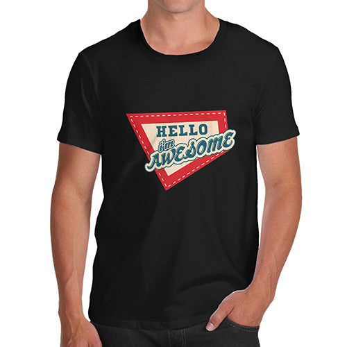 Men's Hello I'm Awesome T-Shirt