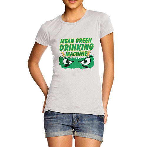 Women's Mean Green Drinking Machine T-Shirt