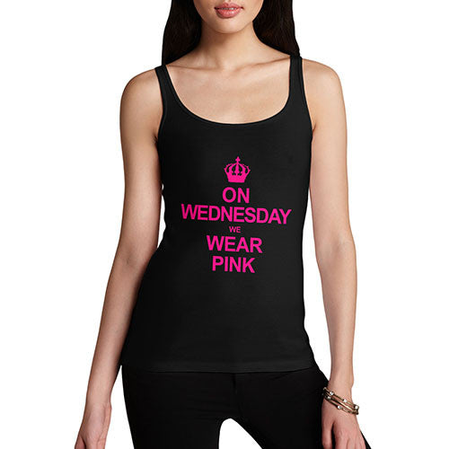 Women's On Wednesday We Wear Pink Tank Top
