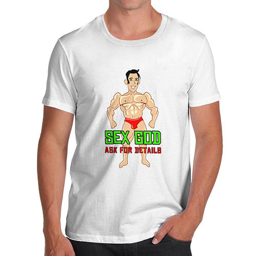 Men's Funny Sex God T-Shirt