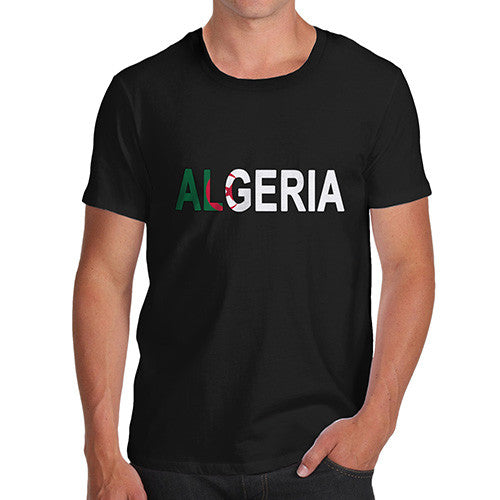 Men's Algeria Flag Football T-Shirt