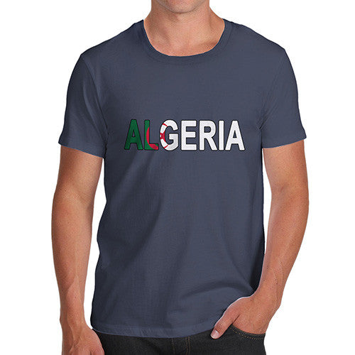 Men's Algeria Flag Football T-Shirt